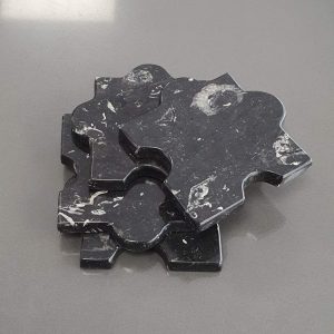 FIDEAS Puzzle Shaped Marble Coaster