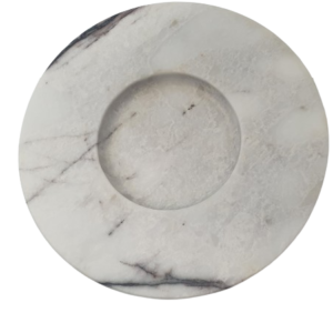 μαρμάρινο κυκλικό πιάτο
